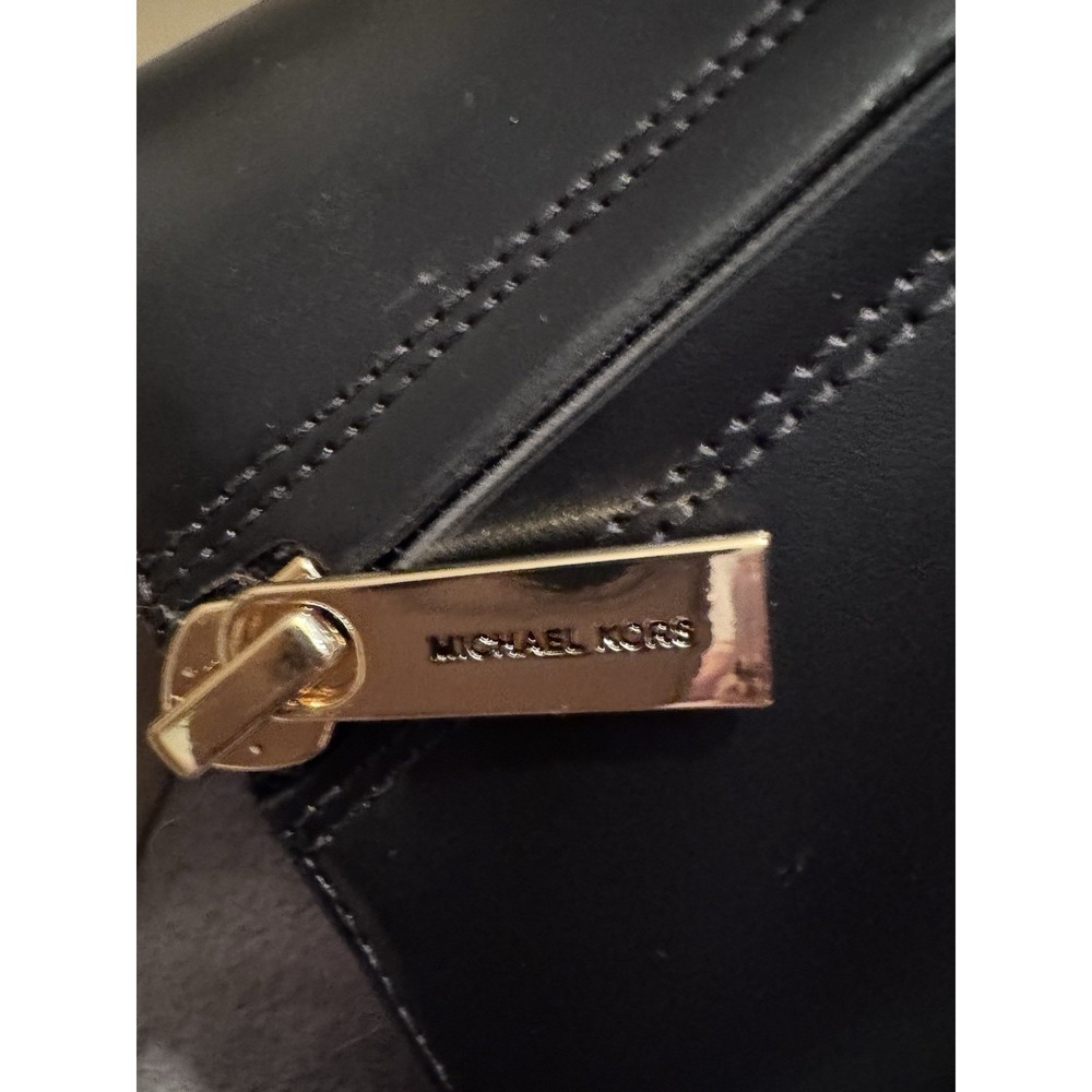 NIB ❤️ Michael Kors Mandy Boots Women Size 7M MSRP $150 Black Faux Leather Ankle - Picture 9 of 11